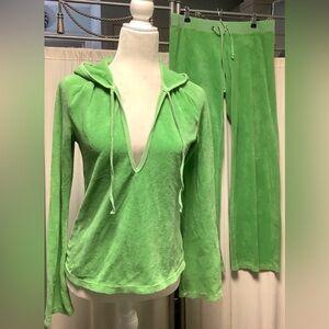 Juicy Couture Terry pants 32 x 30 PS hoodie PXS tracksuit